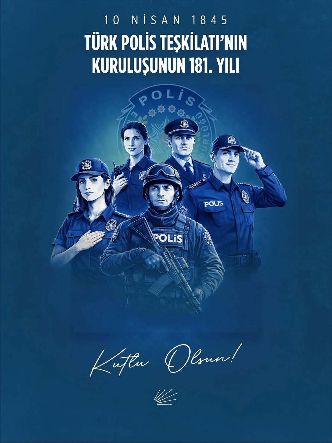 Türk Polis Teşkilatı'nın 181. Kuruluş Yıl Dönümü Kutlamaları