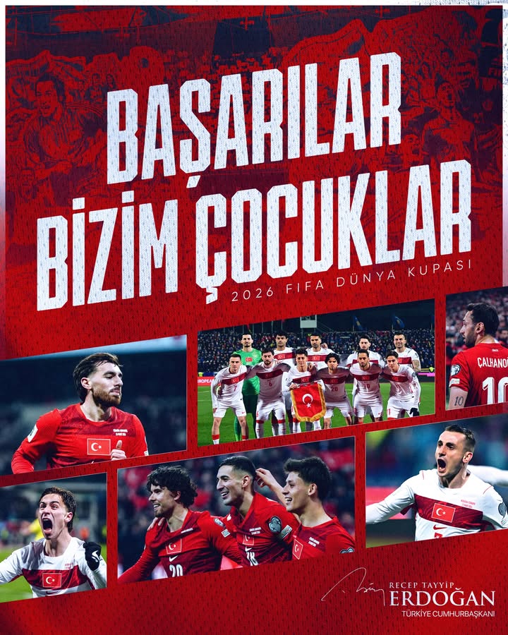 Türkiye A Milli Futbol Takımı 2026 Dünya Kupası'na Katılma Hakkı Kazandı