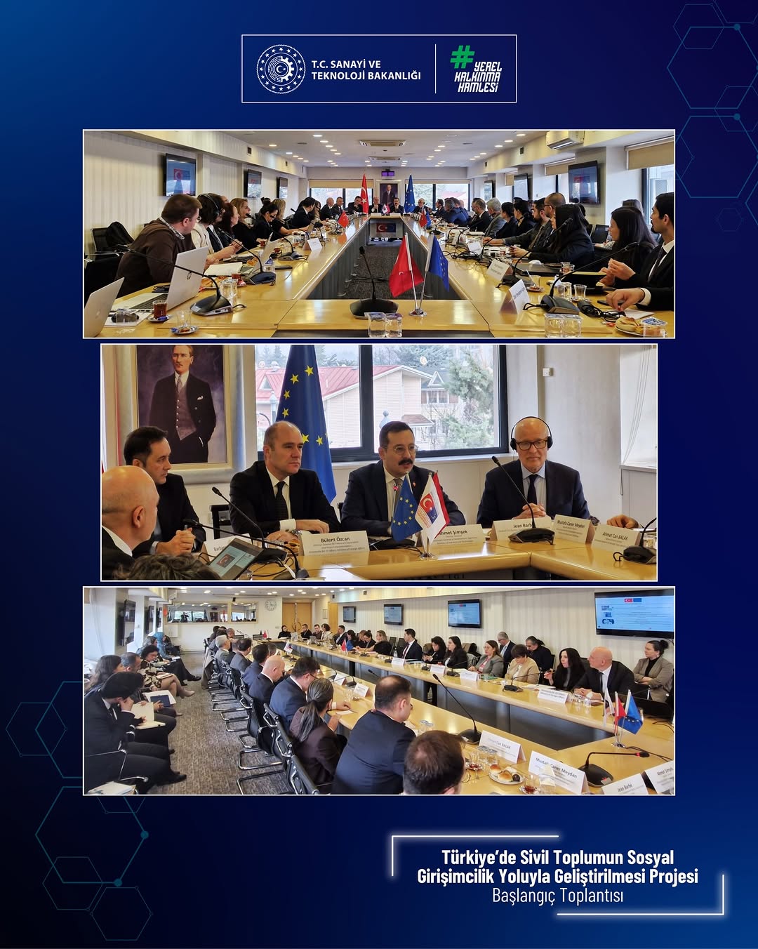 Türkiye’de Sivil Toplumun Sosyal Girişimcilik Projesi Başlangıç Toplantısı Gerçekleştirildi