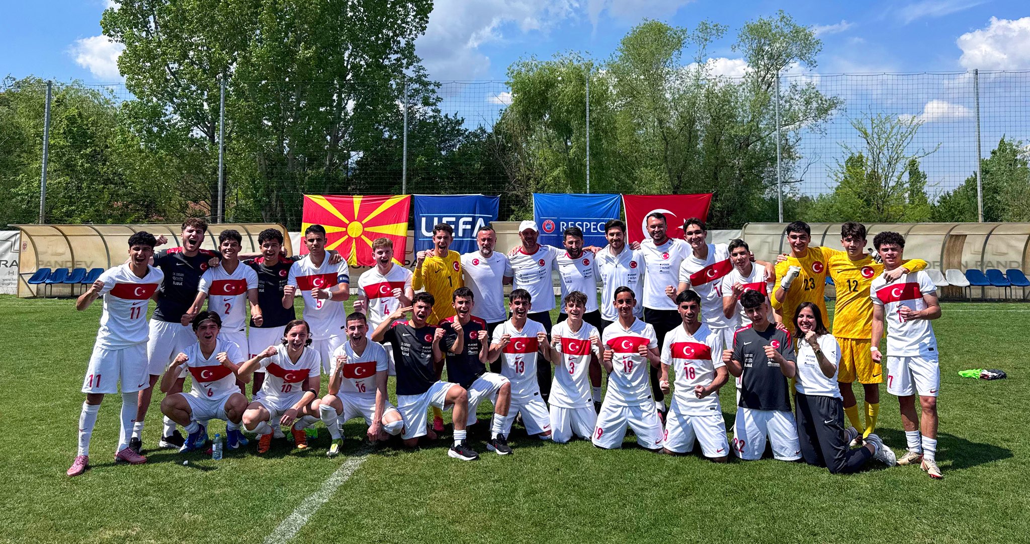 U16 Milli Takım, Kuzey Makedonya'yı 4-0 mağlup etti