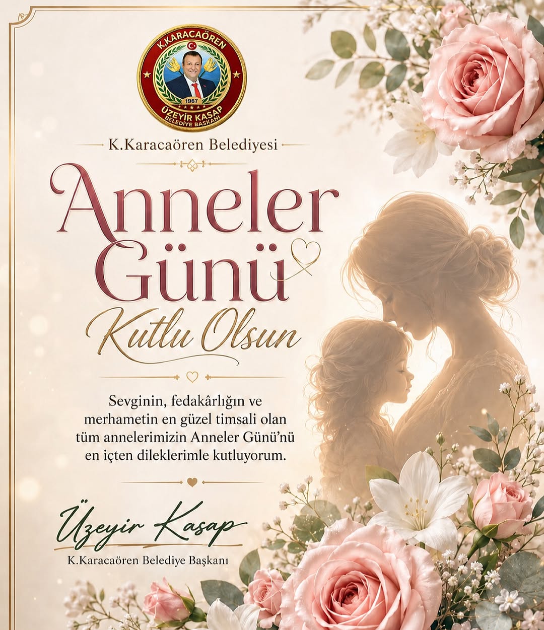 Üzeyir Kasap'tan Anneler Günü Mesajı