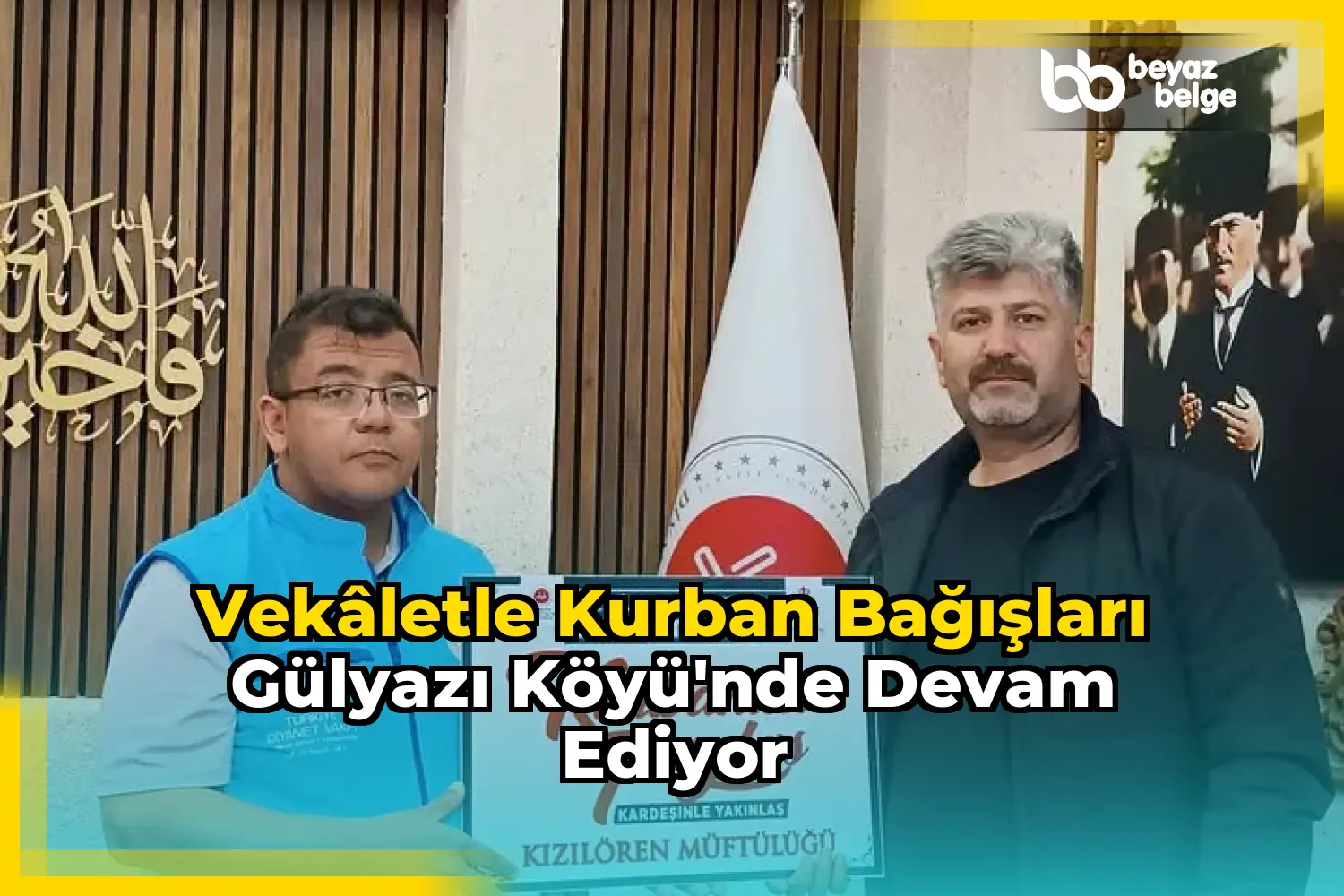 Vekâletle Kurban Bağışları Gülyazı Köyü'nde Devam Ediyor