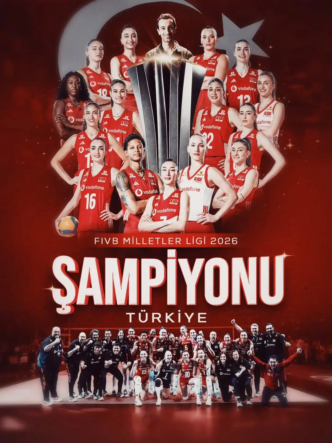 A Milli Kadın Voleybol Takımı Brezilya'yı Mağlup Ederek 2026 FIVB Milletler Ligi Şampiyonu Oldu
