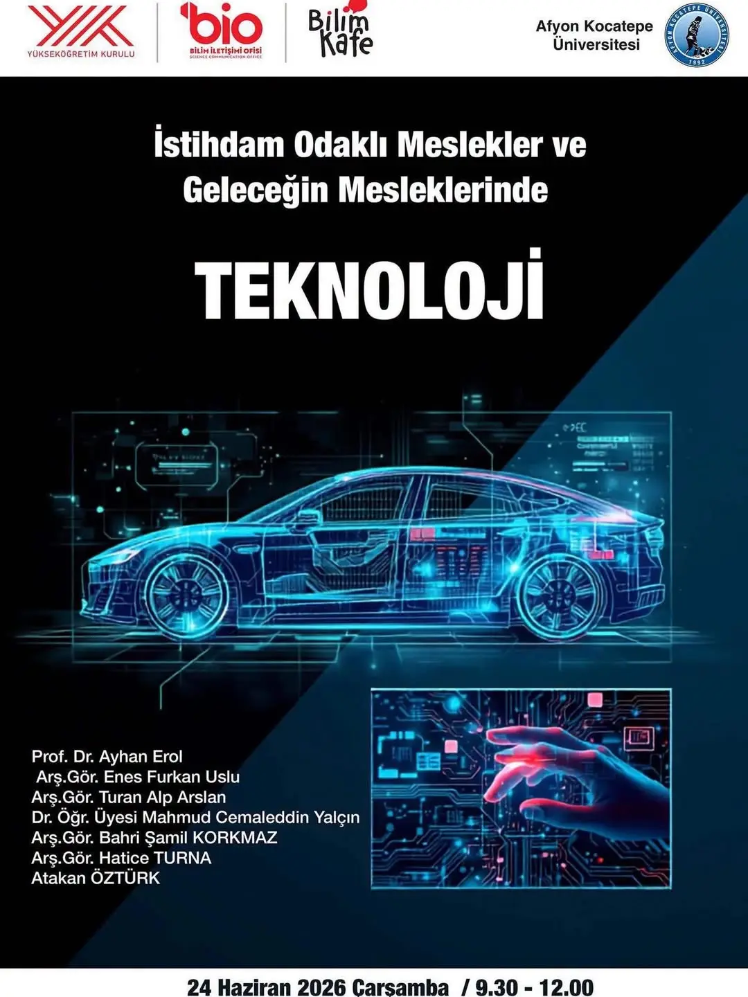 Afyon Kocatepe Üniversitesi Teknoloji Fakültesi'nde İstihdam Odaklı Meslekler ve Geleceğin Mesleklerinde Teknoloji Konferansı Düzenledi