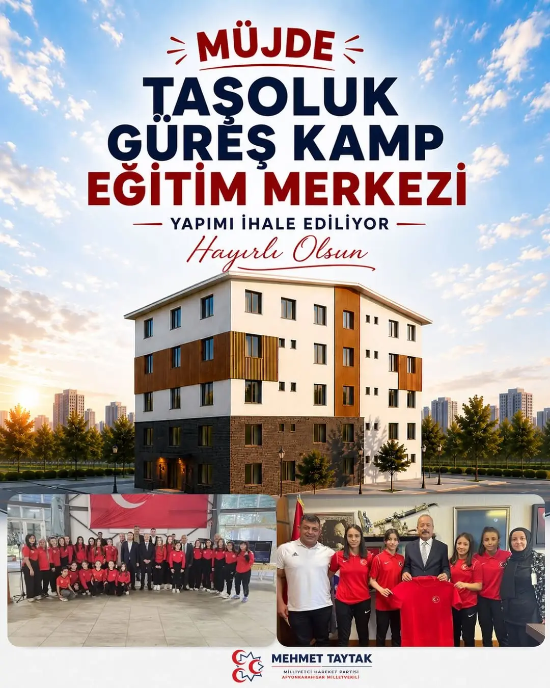 Afyonkarahisar'a Yeni Bir Yatırım: Taşoluk Güreş Kamp Eğitim Merkezi