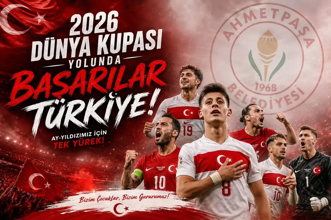 Ahmetpaşa Belediyesi'nden Milli Takıma Destek
