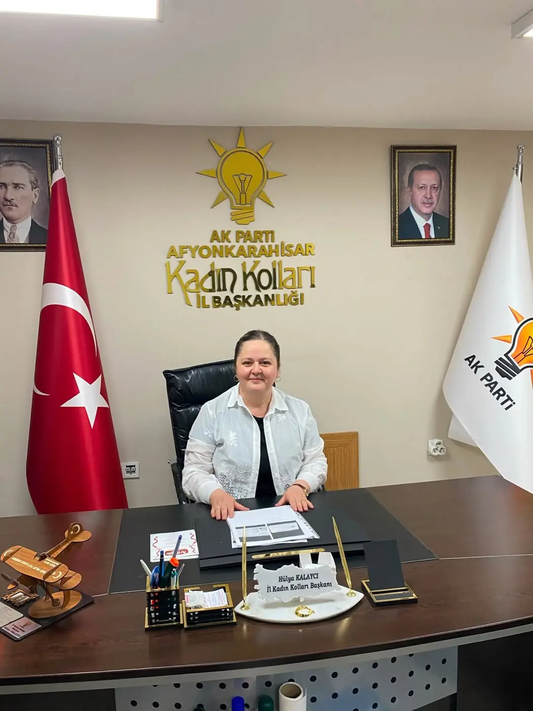 AK Parti Afyonkarahisar İl Kadın Kolları'ndan Nöbetçi Yönetim Kurulu Üyesi Aysun Dilek Çöte'ye Ziyaret