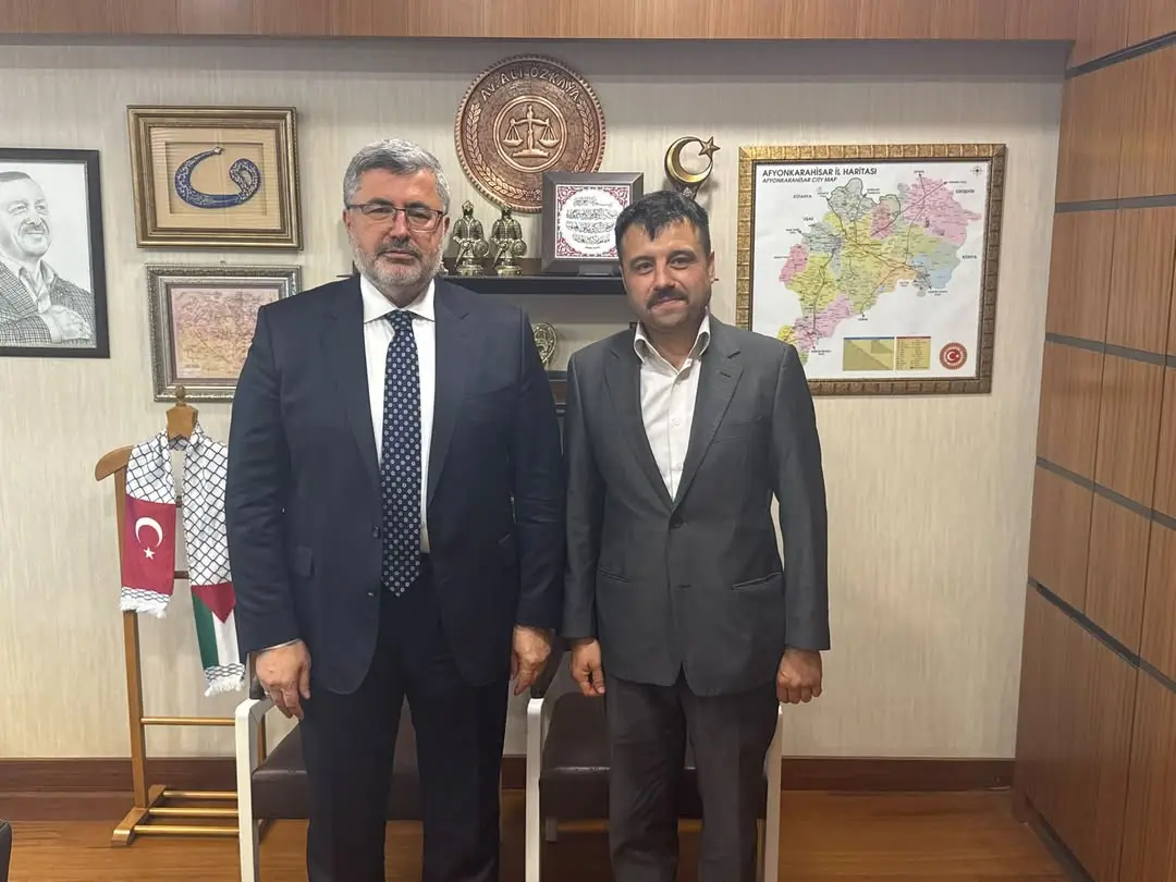 Ak Parti Milletvekili Ali Özkaya, Kerim Koçdemir'i Gazi Meclis'te Misafir Etti