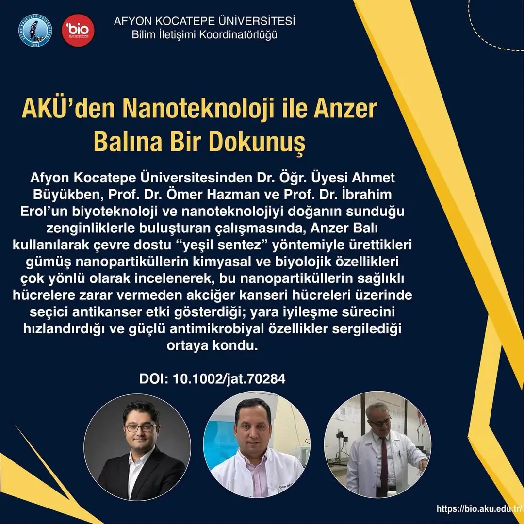 AKÜ’den Nanoteknoloji ile Anzer Balına Bir Dokunuş