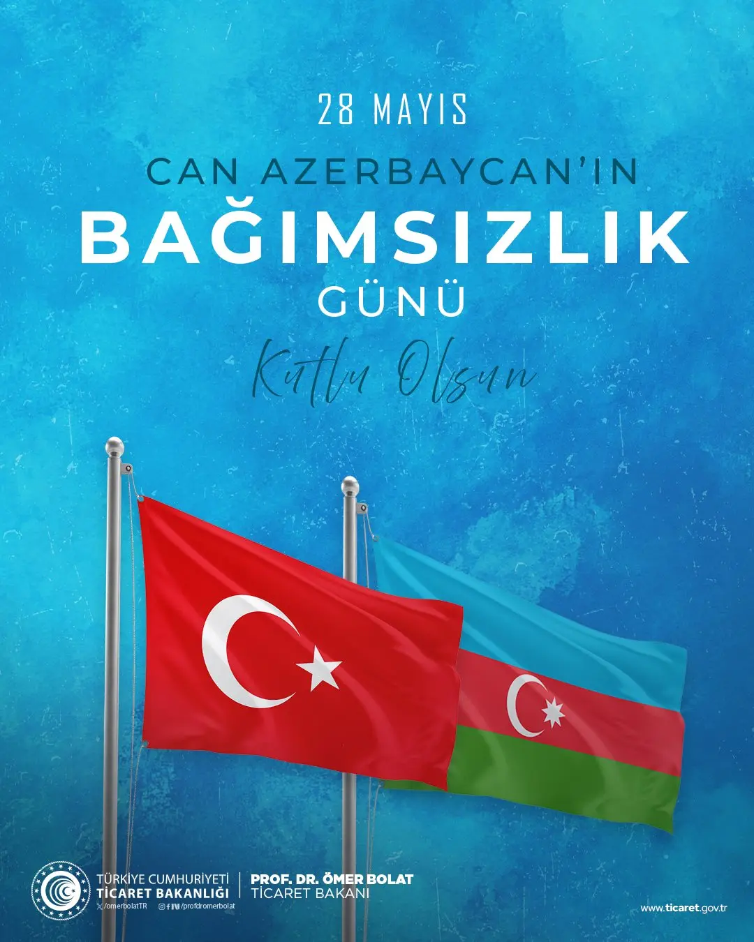 Azerbaycan'ın Bağımsızlık Günü Kutlandı