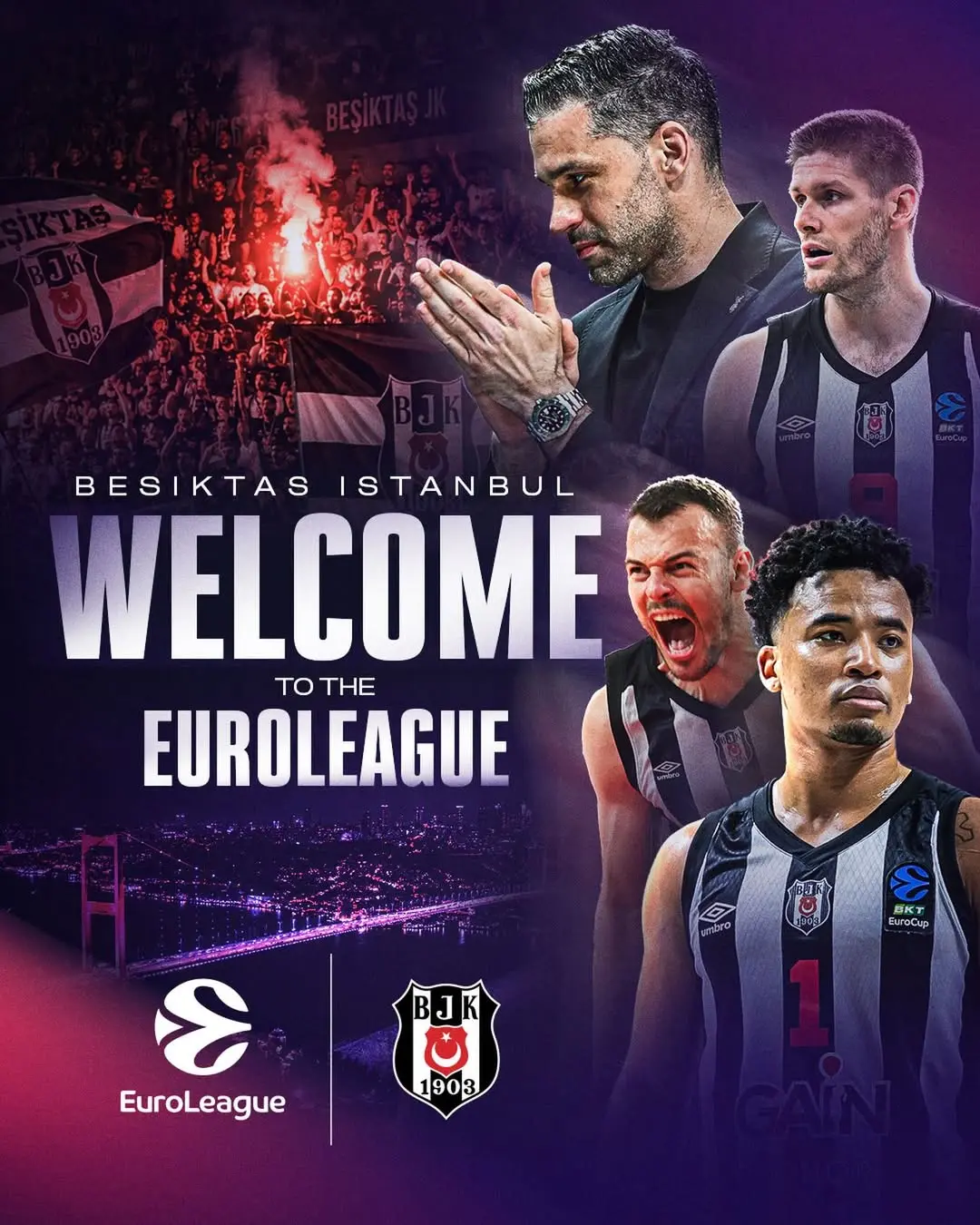Beşiktaş Basketbol, EuroLeague'e Katılıyor!