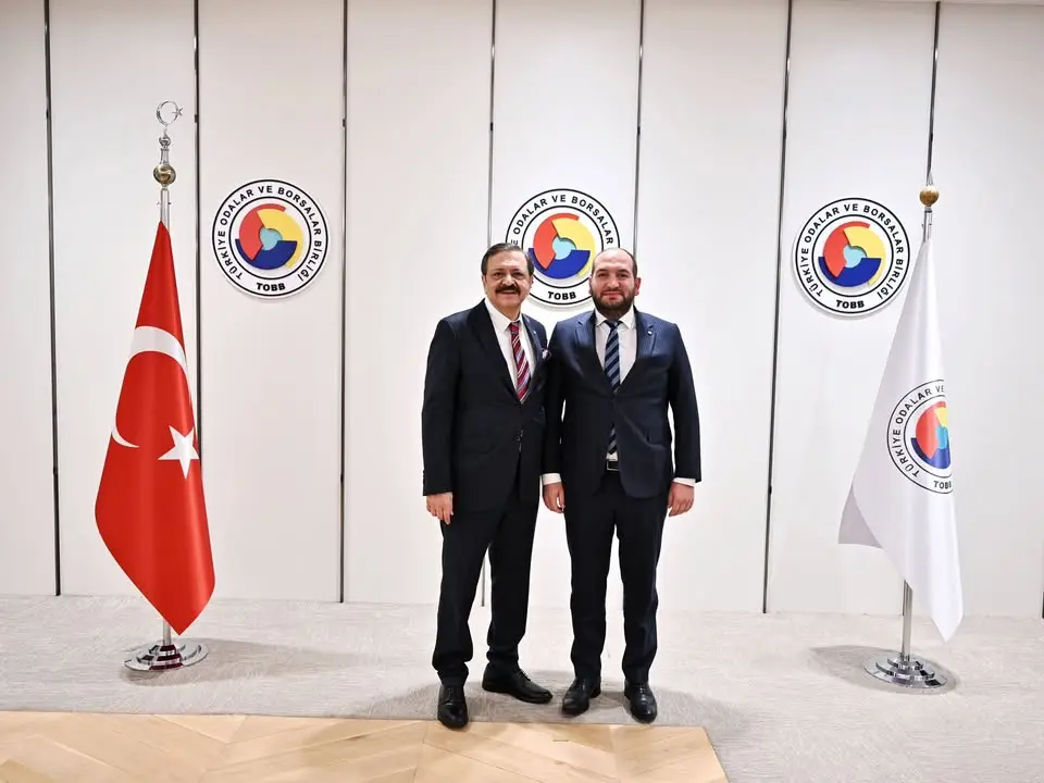 Devrek Ticaret ve Sanayi Odası Yönetim Kurulu Başkanı Abdullah Başoğlu TOBB Başkanı Mustafa Rifat Hisarcıklıoğlu'nu Birliğinde Ağırladı