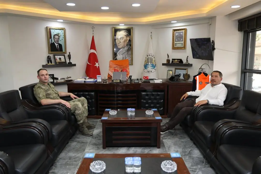 Dinar Belediye Başkanı Veysel Topçu'ya Veda Ziyareti