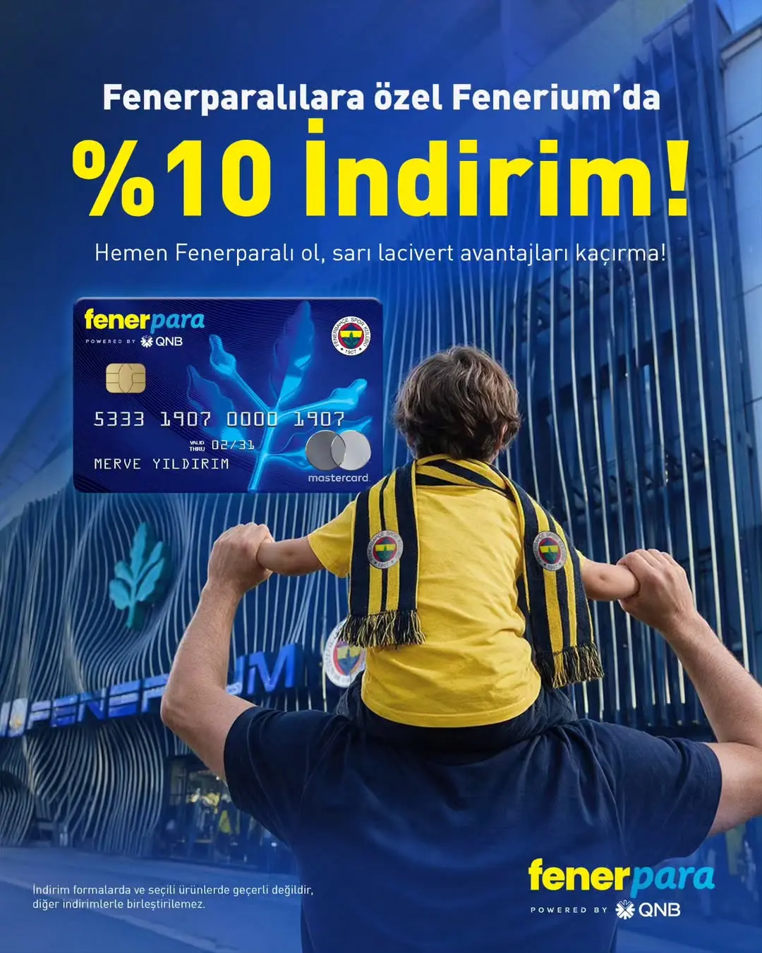 Fenerbahçe'den Sarı-Lacivert Aşkıyla Bağlı Olanlara Fenerium Alışverişlerinde Özel Avantajlar