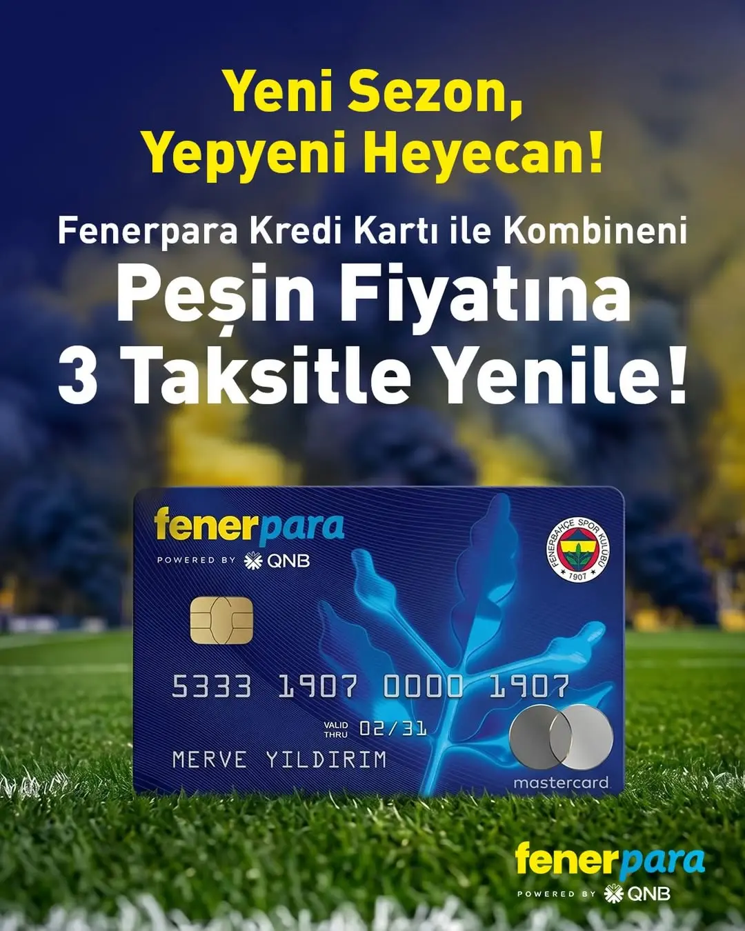 Fenerbahçe'den Yeni Sezon Heyecanı: Fenerpara Kredi Kartı İle Kombine Fırsatı!