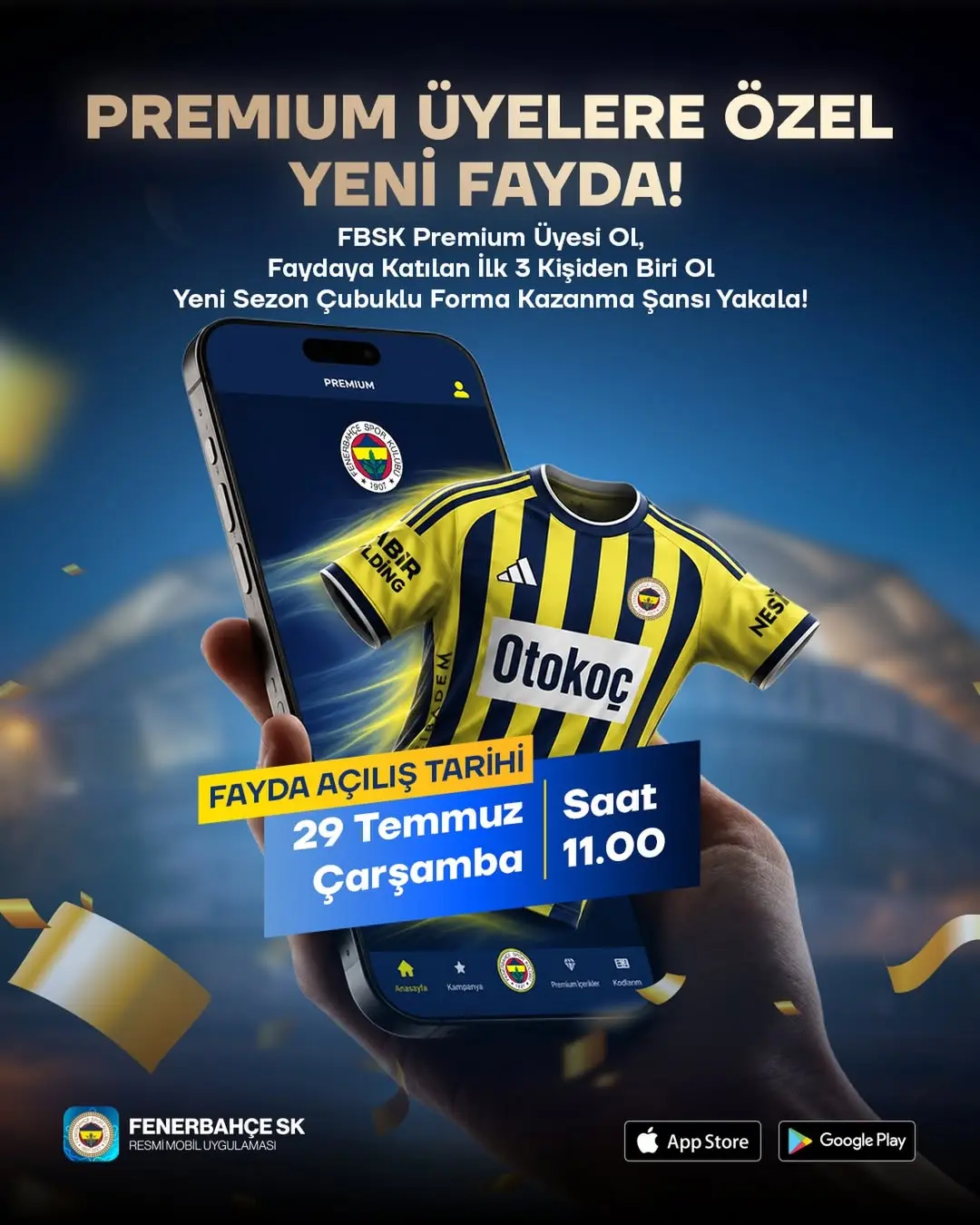 Fenerbahçe'nin Premium Üyelere Özel Kampanyası Başlıyor!