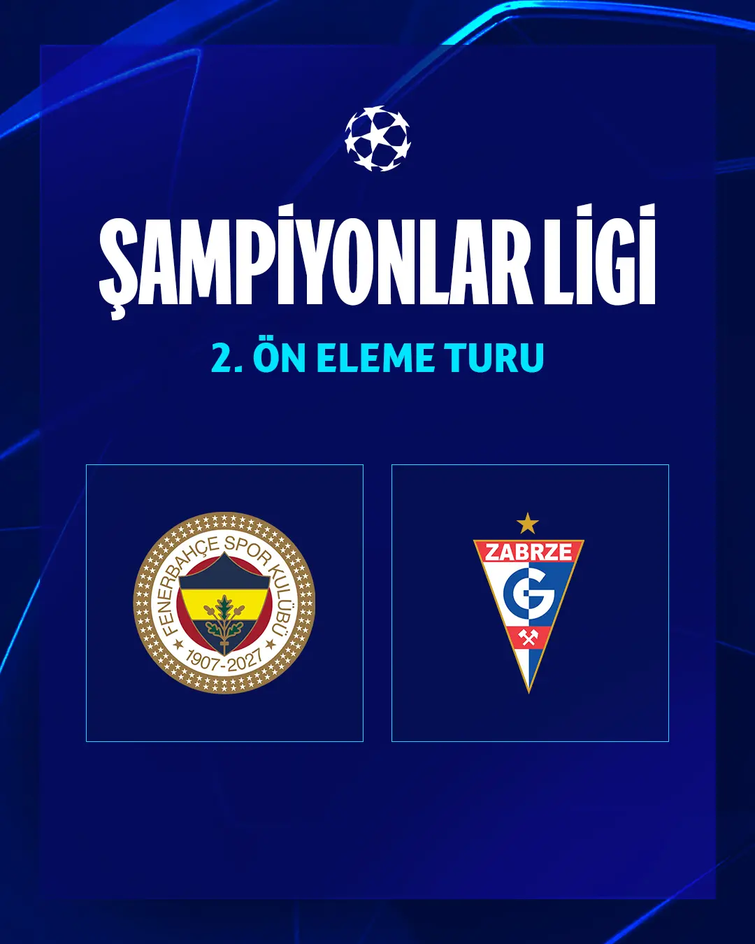 Fenerbahçe'nin UEFA Şampiyonlar Ligi 2. Ön Eleme Turu Rakibi Belli Oldu