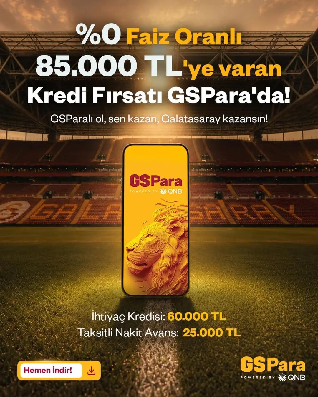 Galatasaray'dan GSPara ile Cebini Rahatlatacak Avantaj!