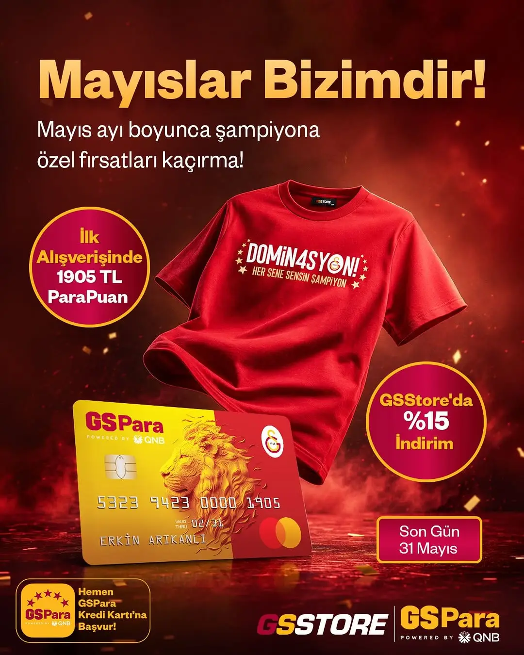 Galatasaray'dan Taraftara Özel 5 Yıldızlı Kampanya!