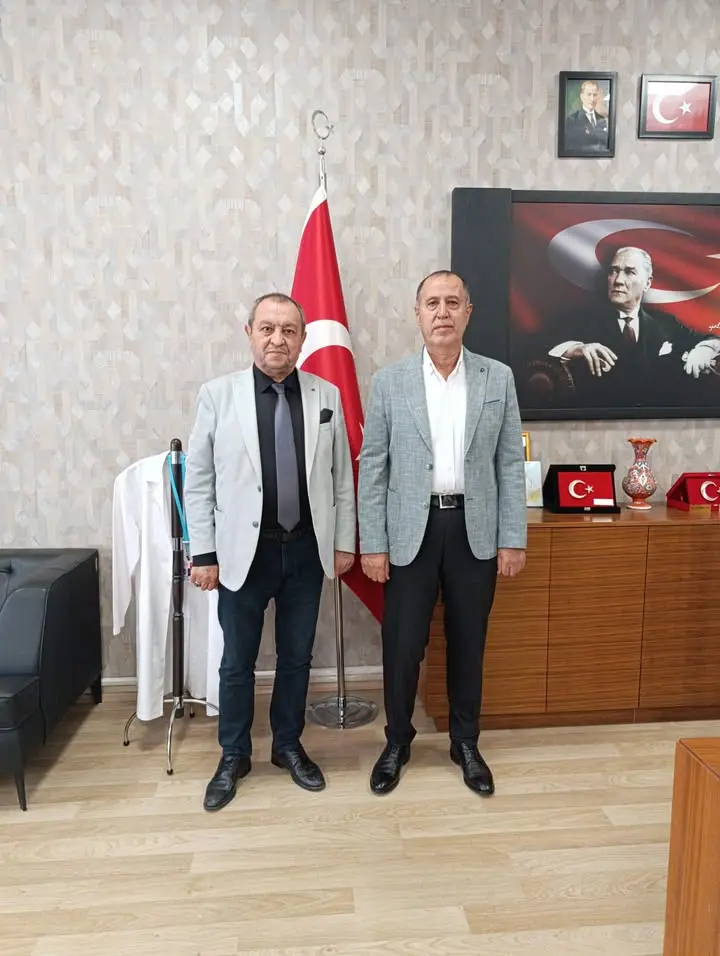 Gömü Belediye Başkanı Ramazan ERYILDIZ, Başhekim Dr. Osman Acar'ı Ziyaret Etti