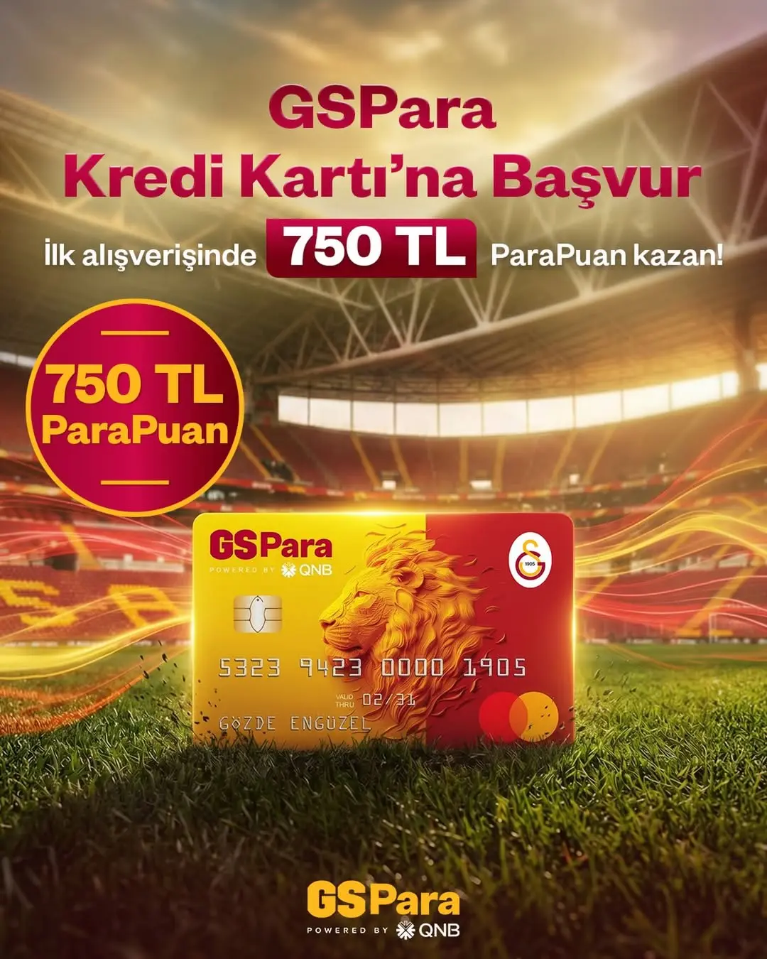 GSPara Kredi Kartı ile İlk Alışverişte 750 TL ParaPuan Kazanma Fırsatı!