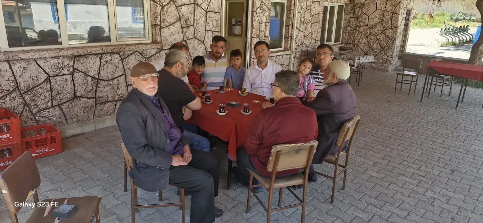 İlçe Müftüsü ve Personelleri Gülyazı Köyü'nde Cemaatle Buluştu