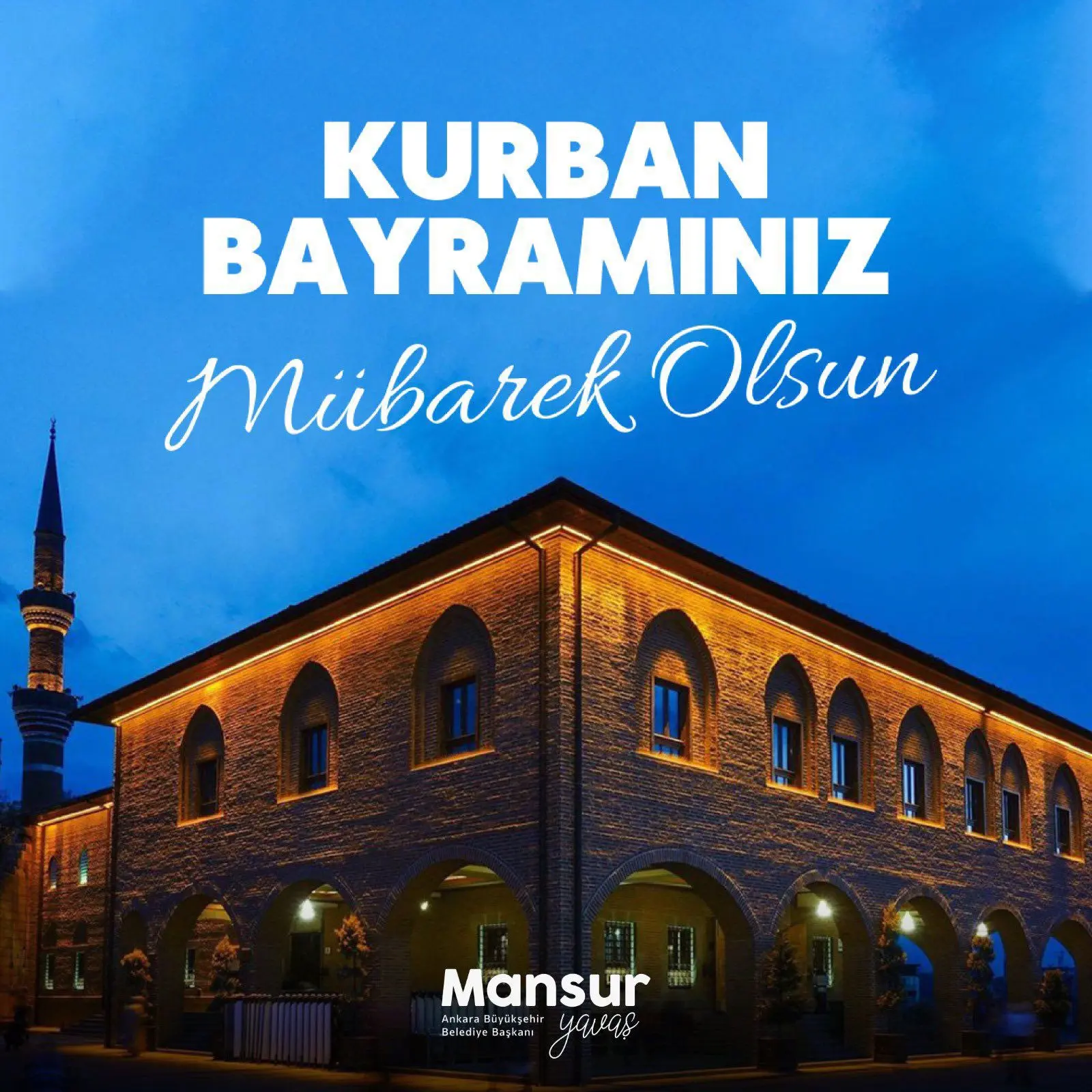 Kurban Bayramı için iyi dilekler paylaşıldı