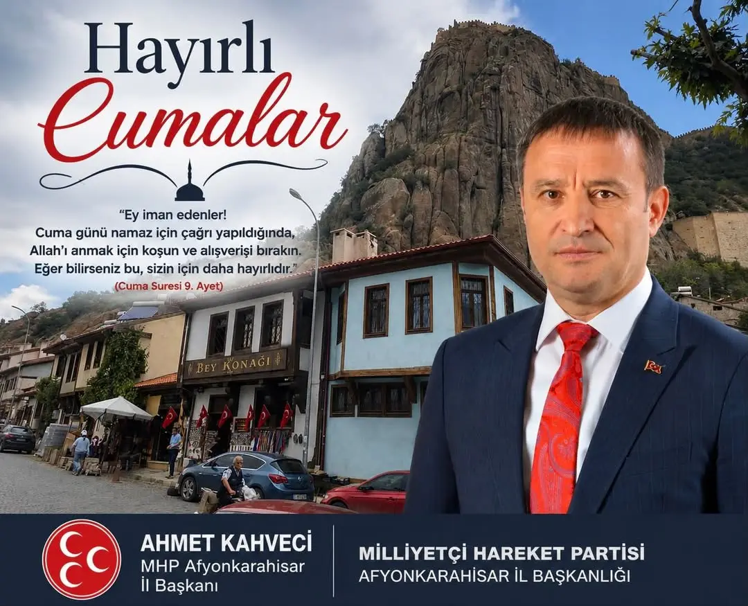 Mhp Afyonkarahisar İl Başanlığı'ndan Cuma Mesajı