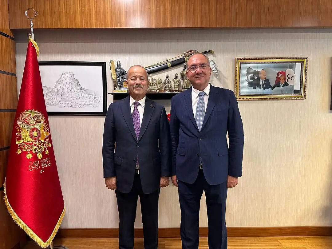 Mhp Afyonkarahisar Milletvekili Mehmet Taytak'tan İscehisar Mermerciler Derneği Başkanı Remzi Özcan Ziyareti