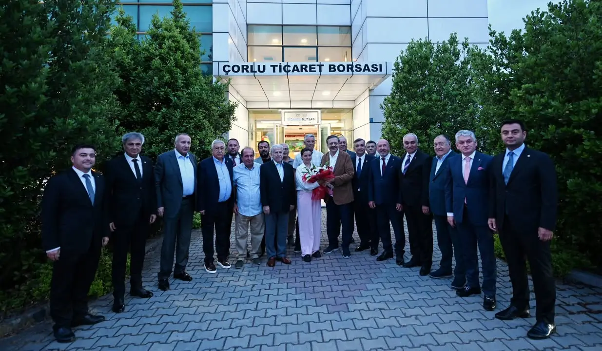 TOBB Başkanı Mustafa Rifat Hisarcıklıoğlu, Çorlu Ticaret Borsası Yönetim Kurulu Başkanı Mehmetali Yavuz'a Hayırlı Olsun Ziyaretinde Bulundu