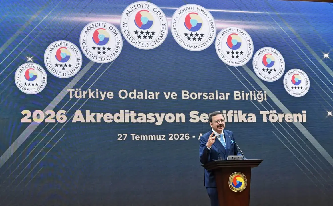 TOBB Başkanı Mustafa Rifat Hisarcıklıoğlu'nun Paylaşımı: TOBB 2026 Akreditasyon Sertifika Töreni