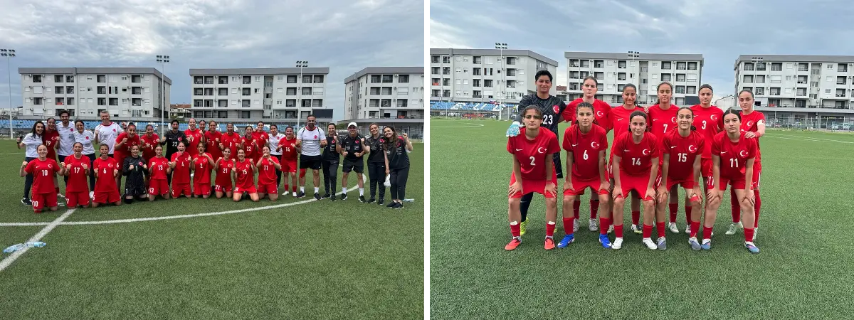 U16 Kız Milli Takımı, Slovakya'yı 2-0 yenerek galip geldi