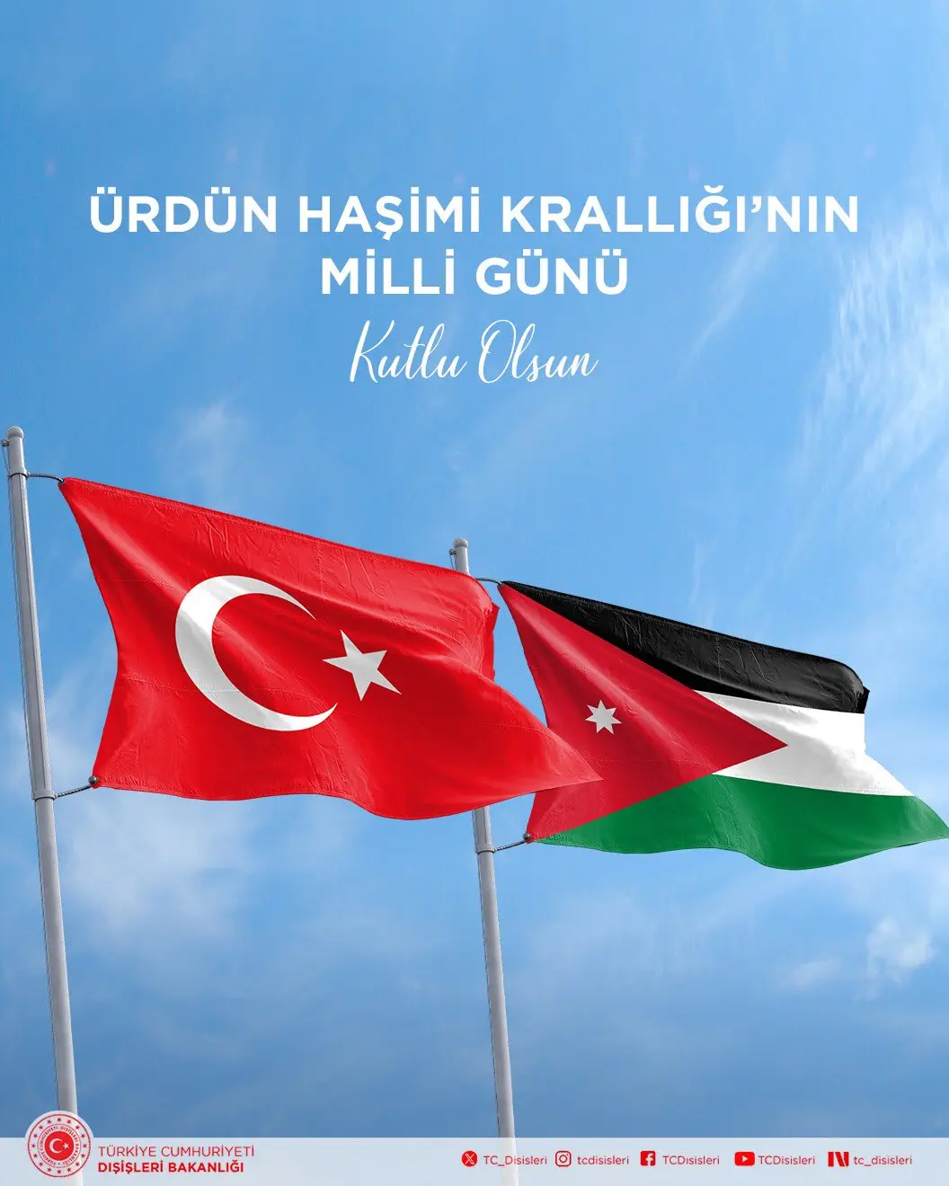 Ürdün'ün Ulusal Günü Kutlanıyor