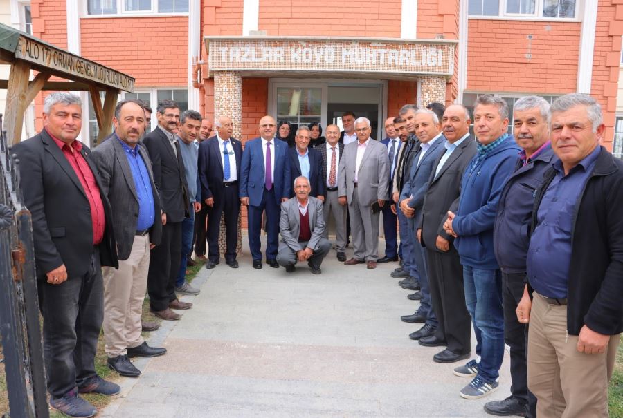Başkan ÇOBAN köy ziyaretlerine devam ediyor