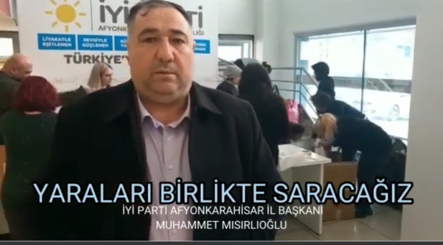 MISIRLIOĞLU DEPREM BÖLGESİNE GİDİYOR