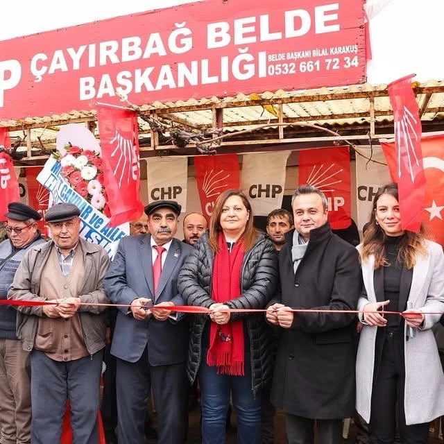 CHP Çayırbağ Belde Binası Coşkuyla Açıldı