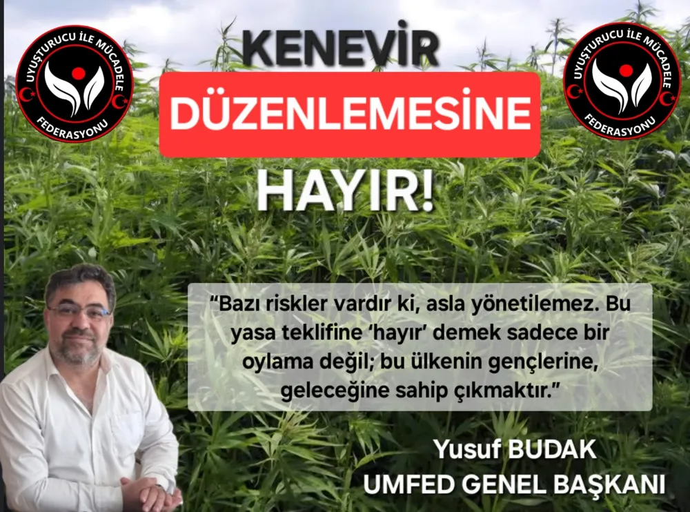 Uyuşturucu ile Mücadele Federasyonu Genel Başkanı Yusuf Budak: 